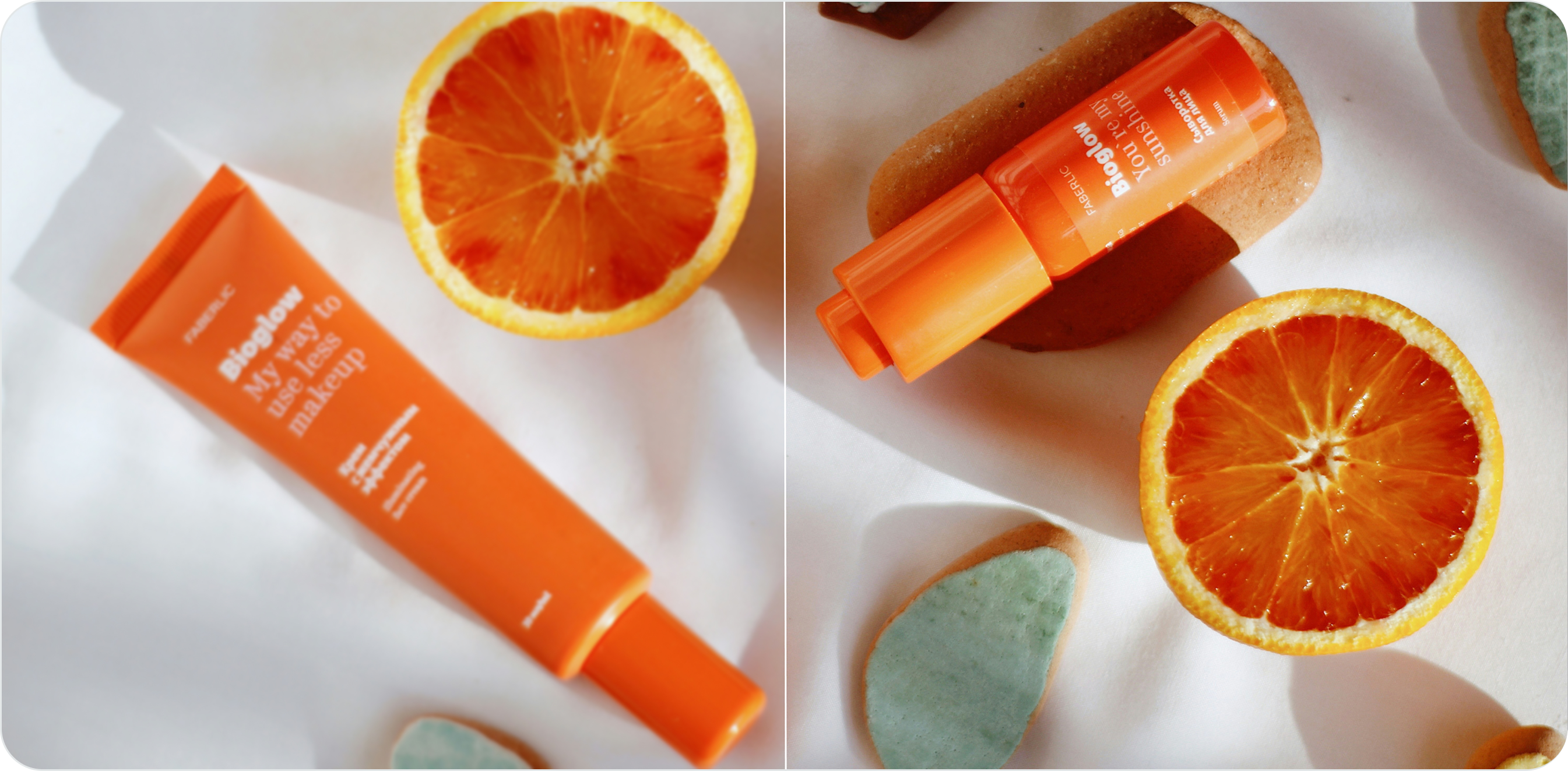 A pixelated cosmetic product label shown before and after AI upscaling — small text and packaging edges made legible