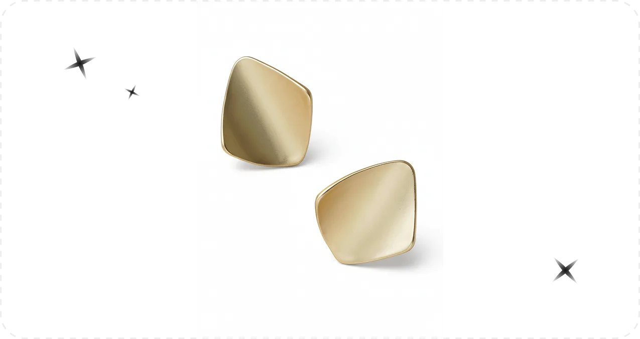 AI Jewelry Retouching for earrings, necklace and rings