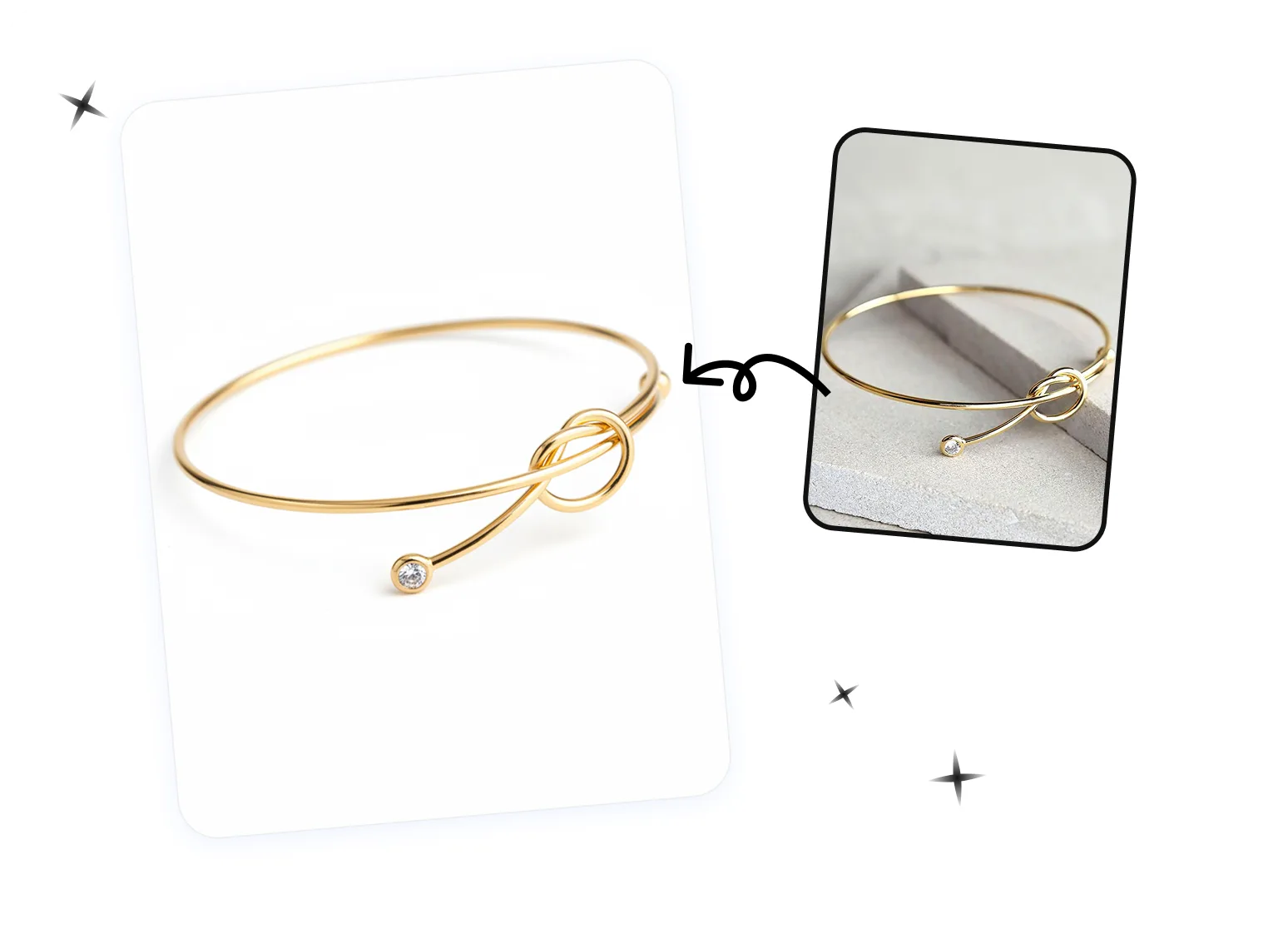 AI Jewelry Retouching for bracelets