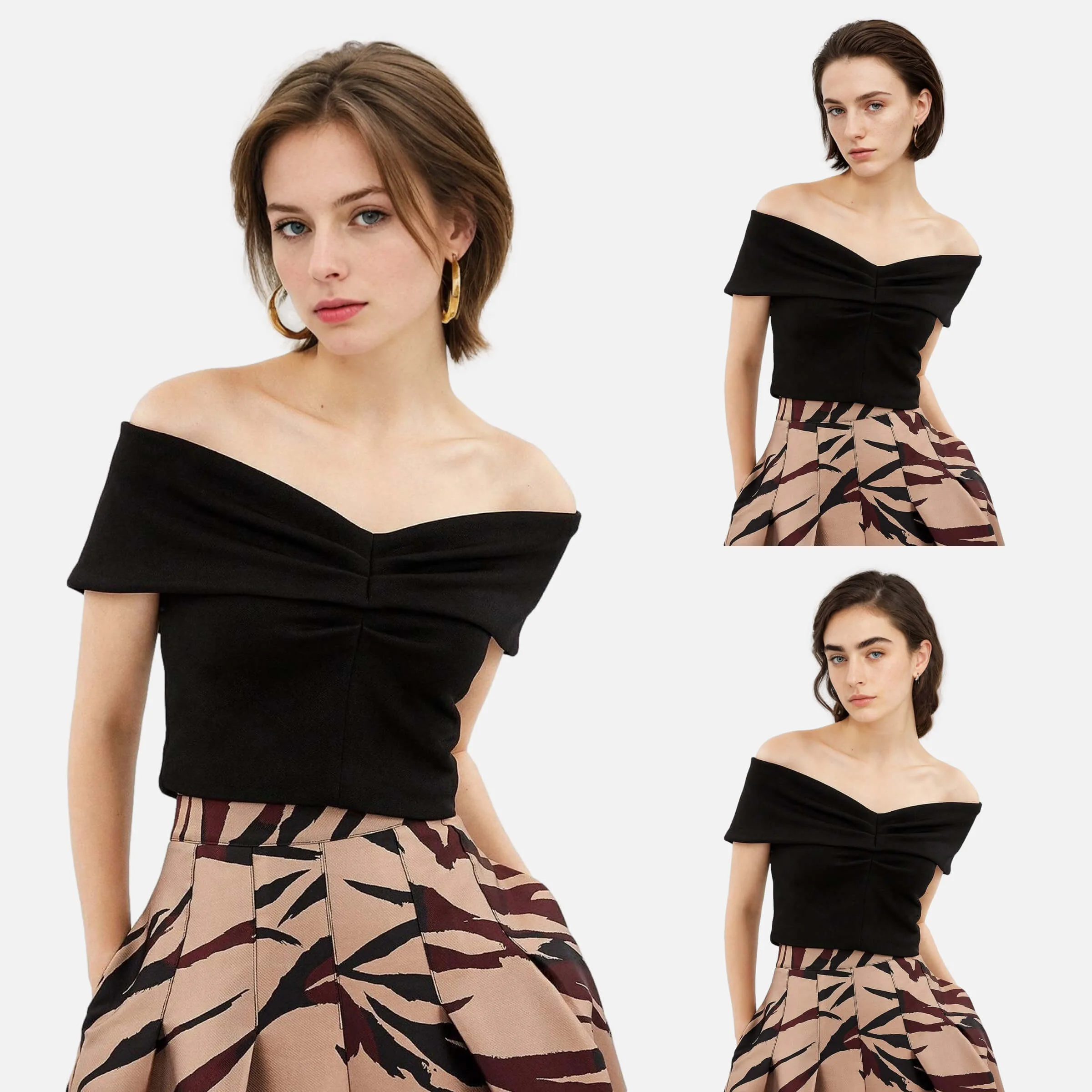 female model photos with AI model swap applied