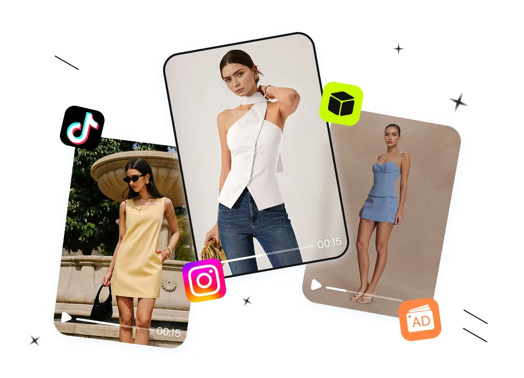 Use Snappyit`s fashion video generator built for TikTok, Instagram Reels, ads, and product pages